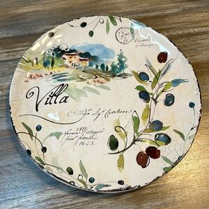 Certified International Julie Paton Villa Pattern Ceramic Plate 11" Replacement